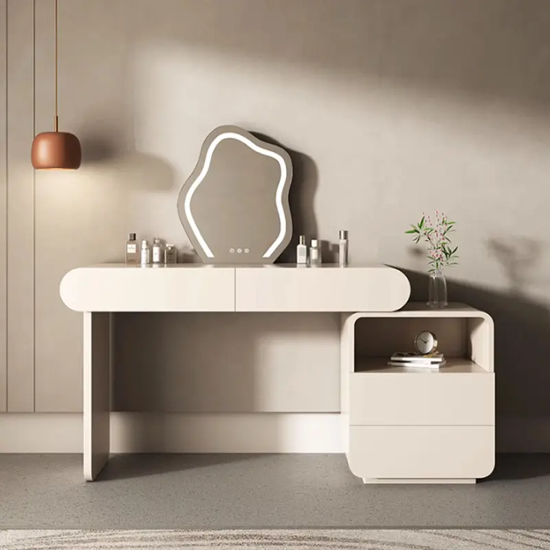 Large Storage Cabinet Furniture Bedroom Dressing Table Vanity Drawers Cabinet Make Up Dresser Table
