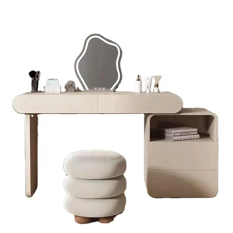 Large Storage Cabinet Furniture Bedroom Dressing Table Vanity Drawers Cabinet Make Up Dresser Table