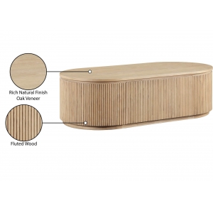 CEO Furniture Factory OEM New Introducing Art Deco Design Luxury Living Room Set Byran Oak Oval Coff