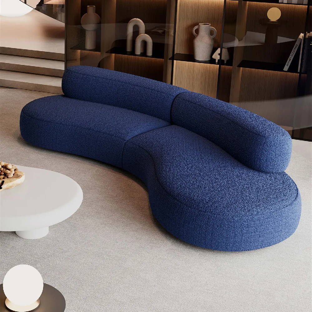 CEO Furniture Curved Compression Living Room Sofas Furniture Vacuum Pack Sofa Set Compression Sofa Compressed For Home Couch Modular In Boxe