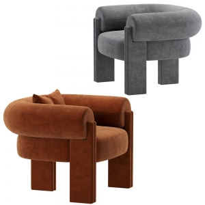 CEO Furniture factory Nordic Modern Luxury Green Fabric Lounge Armchair High Quality Living Room Acc